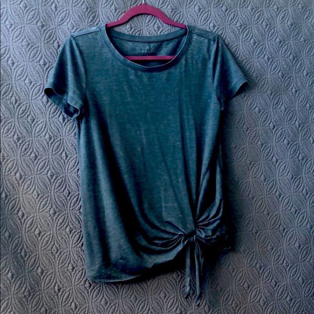 Caslon tie short sleeve